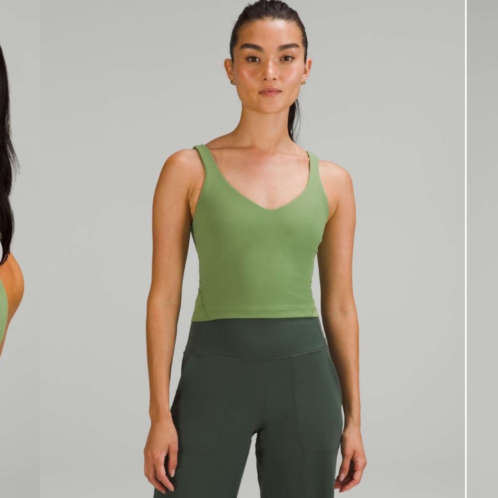Lululemon align tank in green foliage color